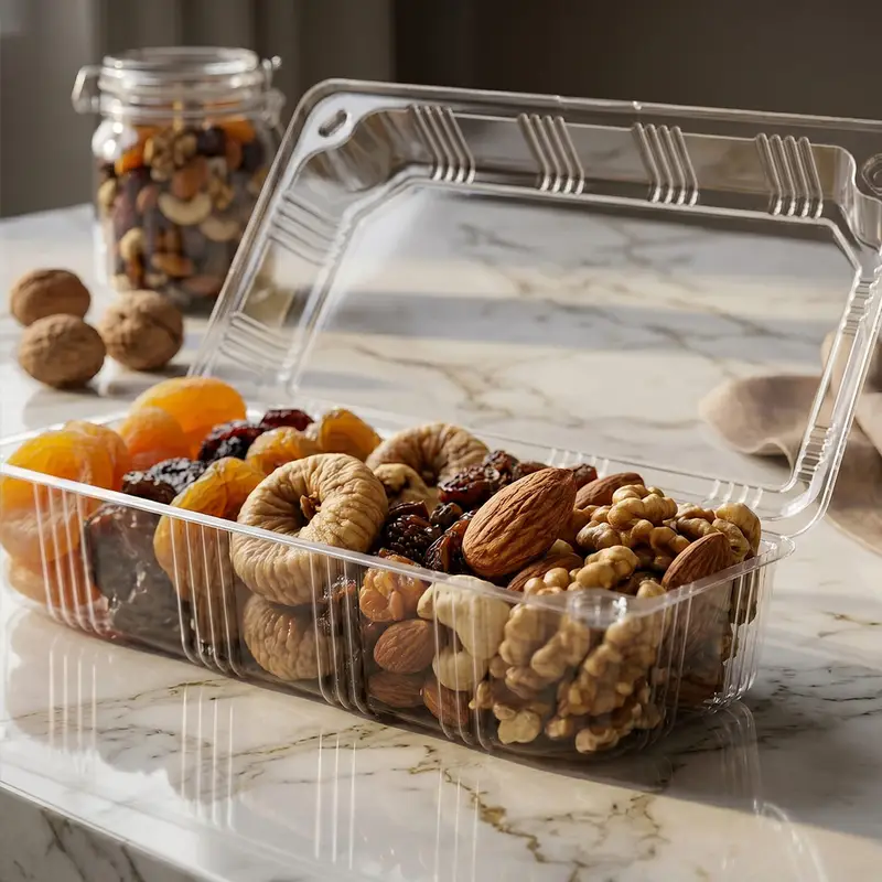 ظرف طلقی یکبار مصرف مدل شفاف
